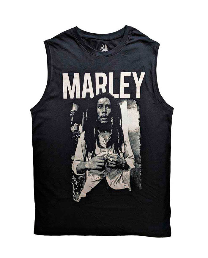 Bob Marley - Camiseta "Marley B&W" Unisex - D2fy · Rocktud - Rocktud