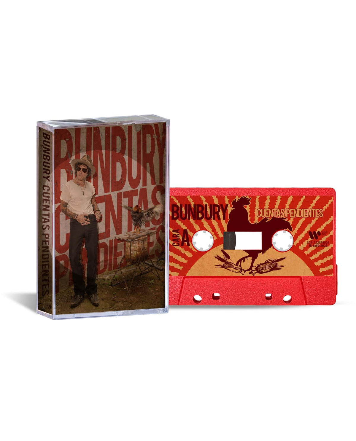 Bunbury - Cassette Rojo Edición Limitada "Cuentas pendientes" - D2fy · Rocktud - Rocktud