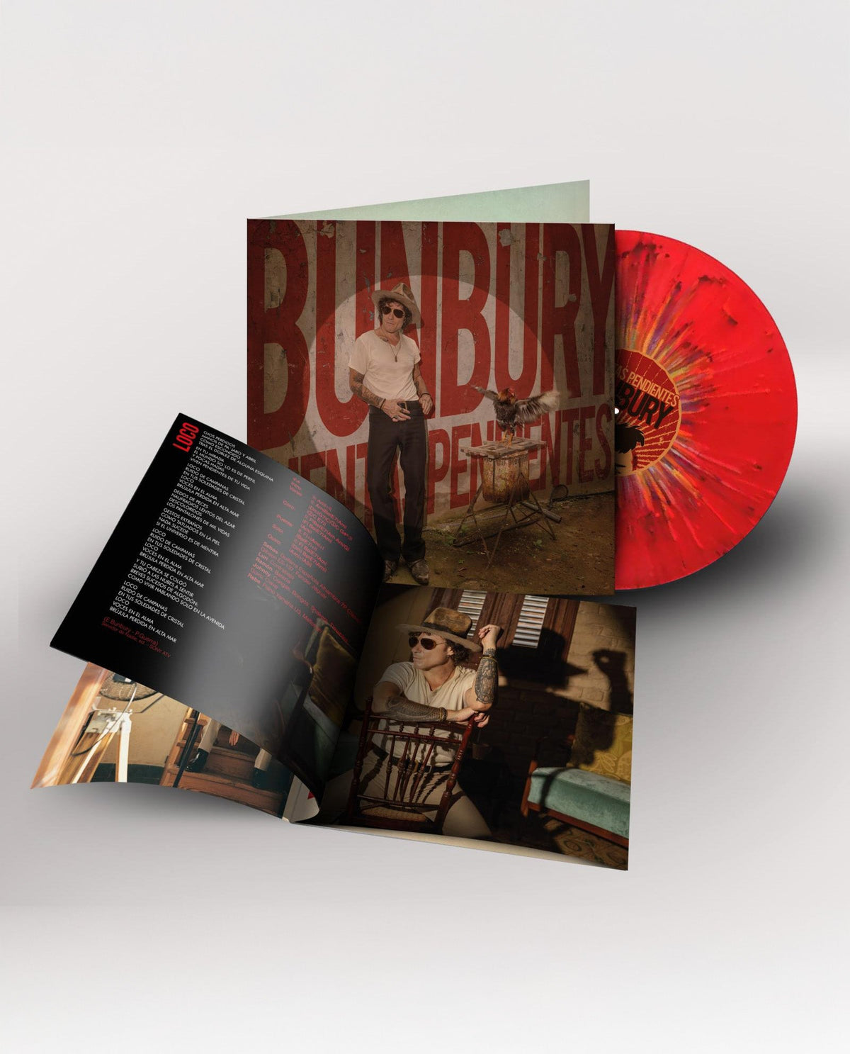 Bunbury - LP Vinilo Splatter Edición Limitada "Cuentas pendientes" - D2fy · Rocktud - Rocktud