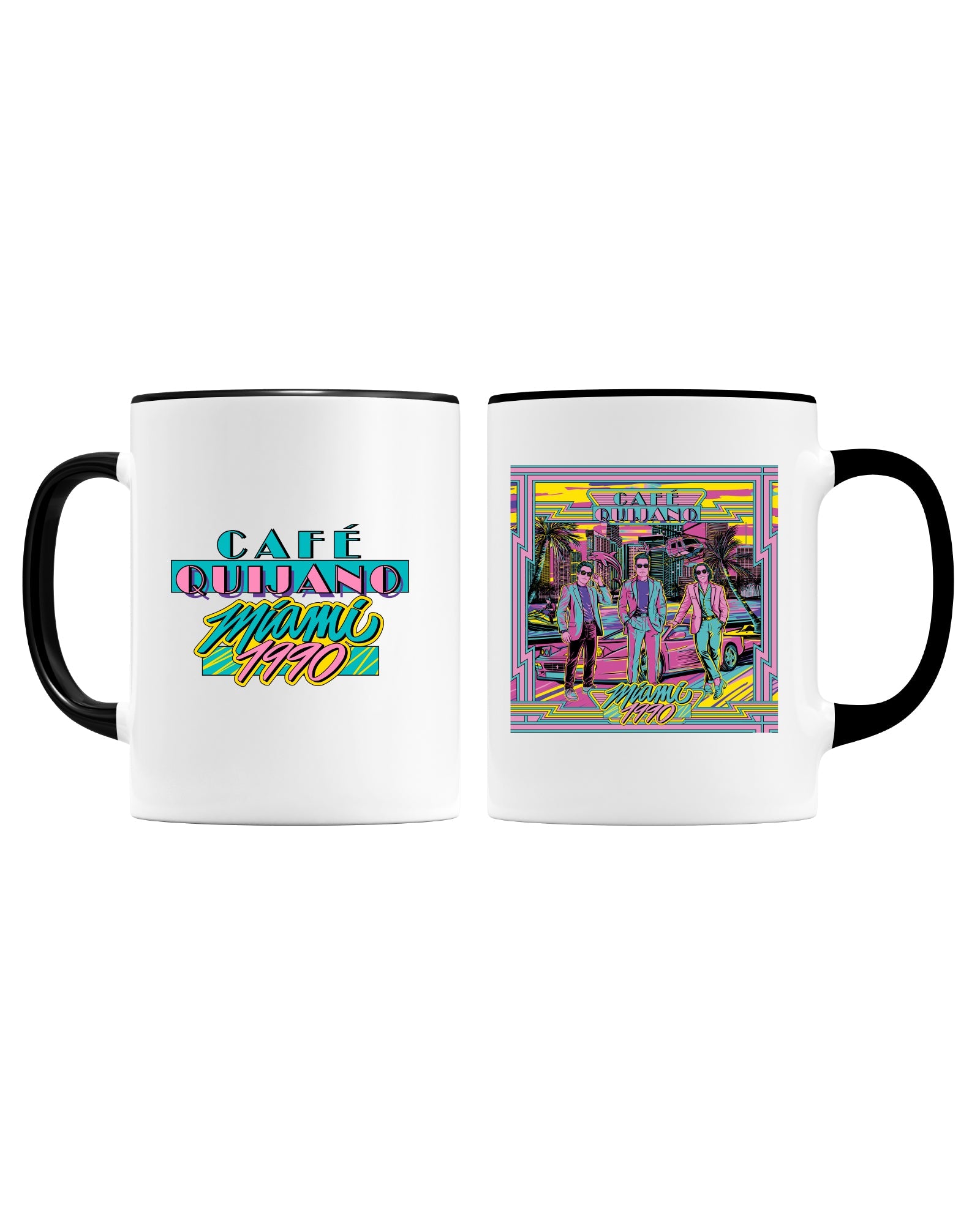 Café Quijano - Taza "Miami 1990" - D2fy · Rocktud - Café Quijano