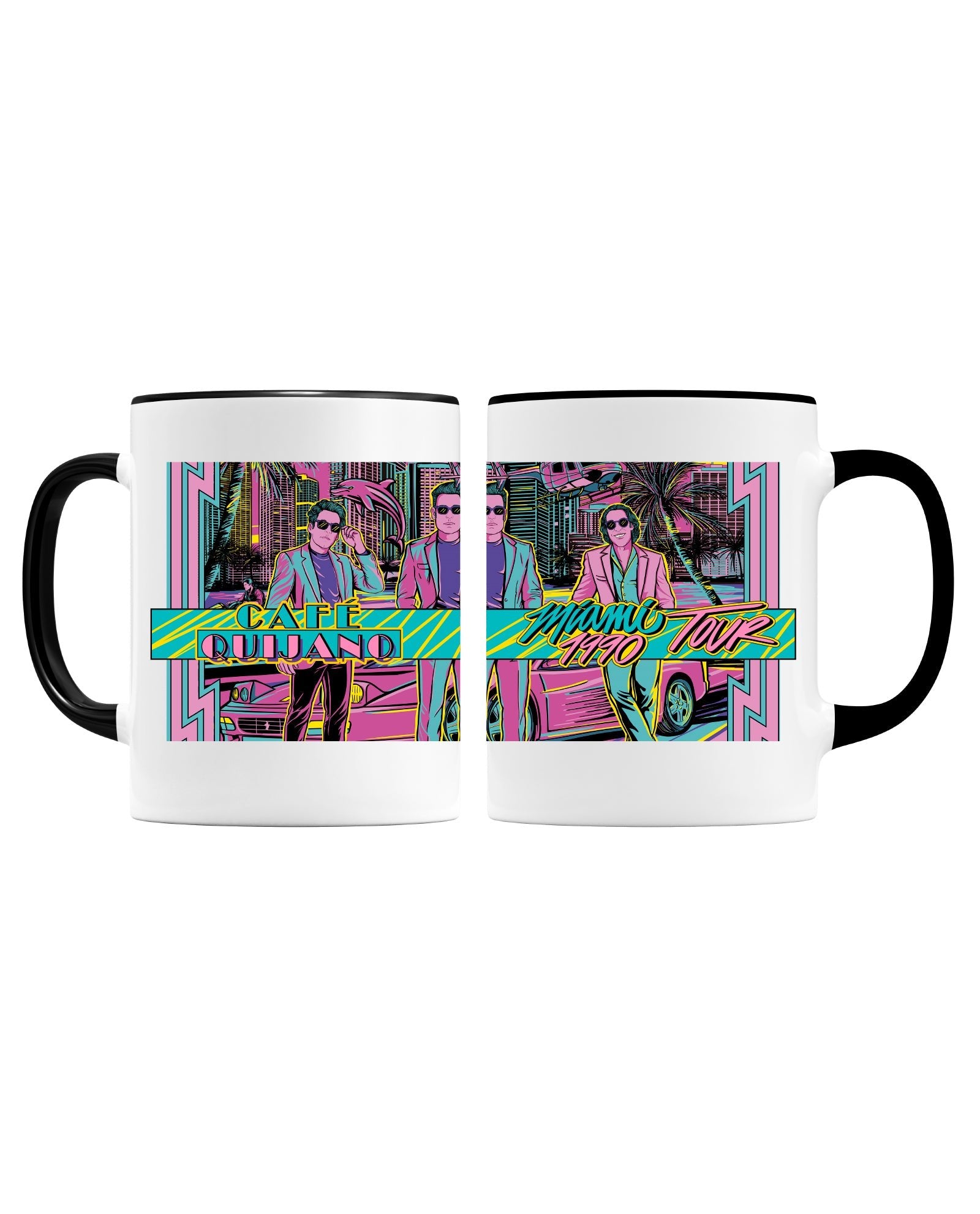 Café Quijano - Taza "Miami 1990 Tour" - D2fy · Rocktud - Café Quijano