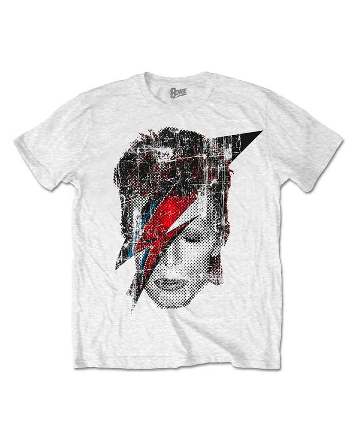 David Bowie - Camiseta "Halftone Flash Face" Unisex - D2fy · Rocktud - Rocktud