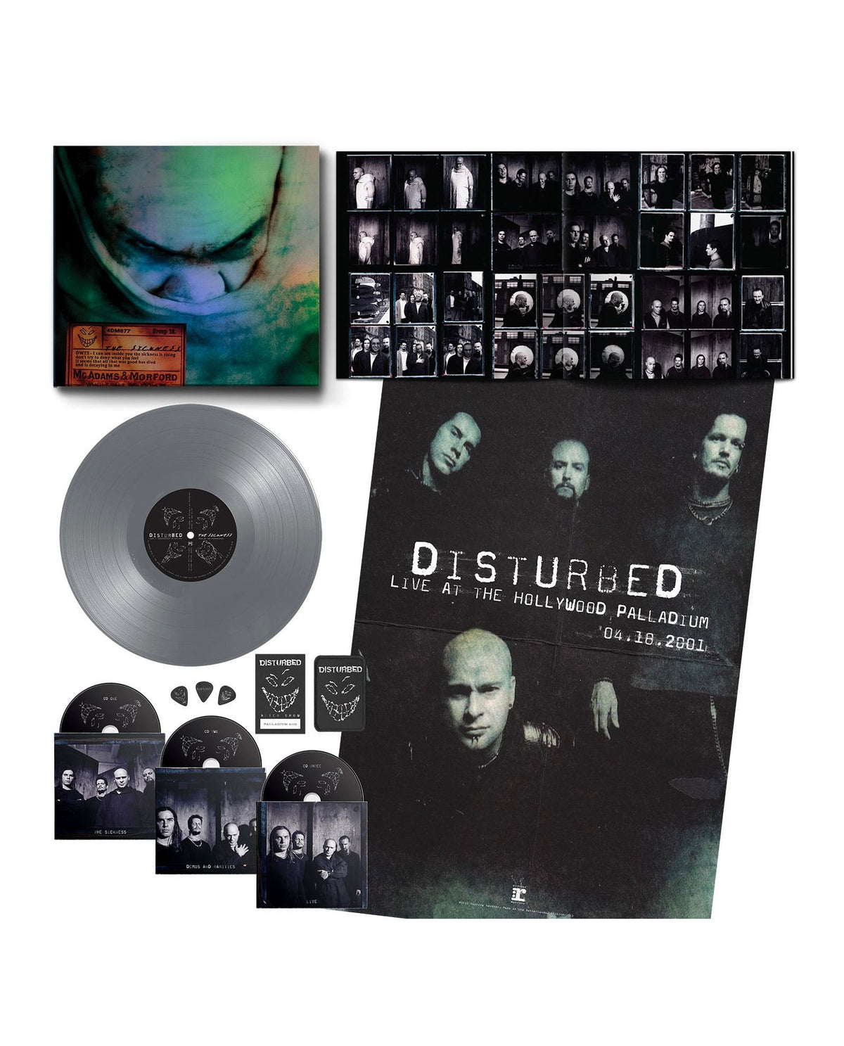 Disturbed - Box "The Sickness (25th Anniversary Edition)" ( 3CD + LP + PARCHE + PÚA + PÓSTER + LIBRO) - D2fy · Rocktud - Rocktud