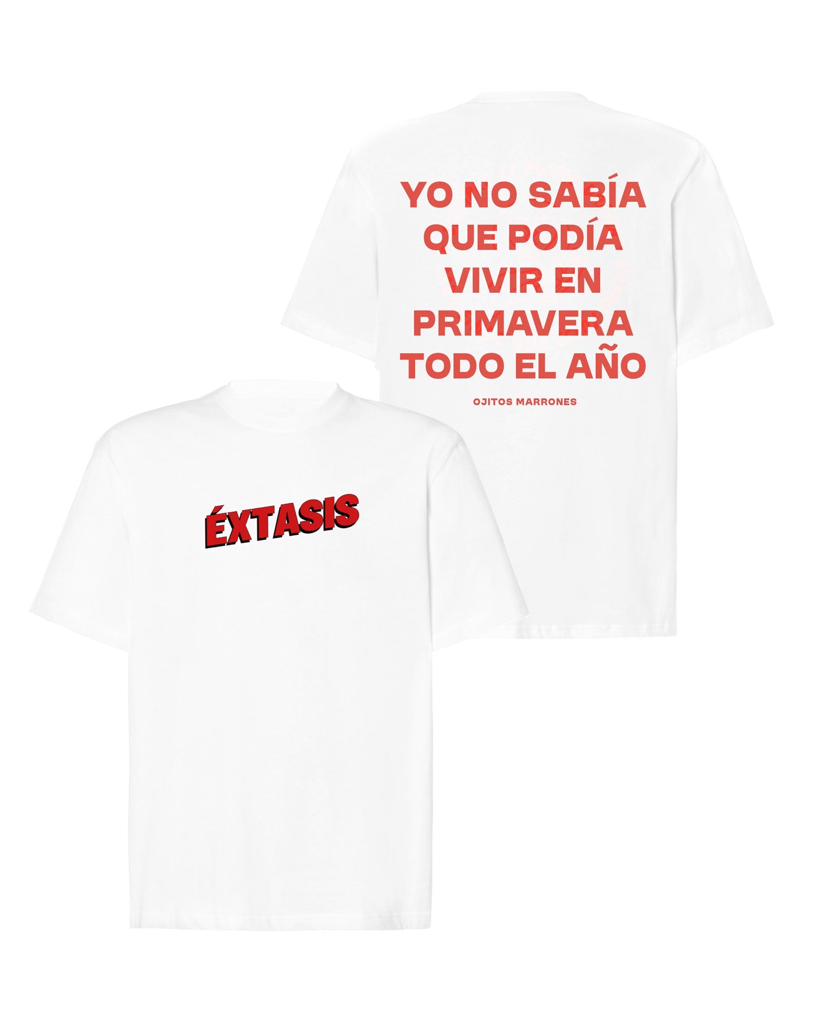 Éxtasis - Camiseta Oversize "Primavera" - D2fy · Rocktud - Extasis