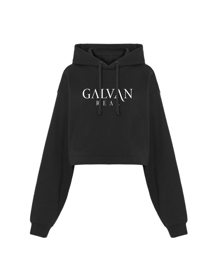 Galván Real - Sudadera Capucha Crop Top "Logo" Mujer - D2fy · Rocktud - Galván Real