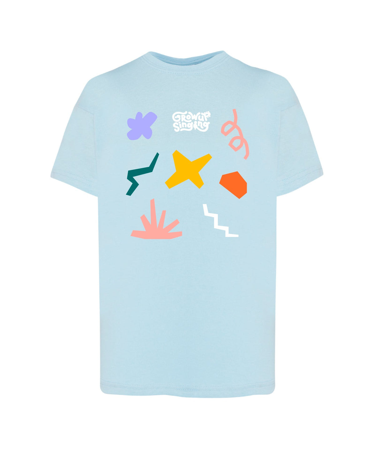 Grow Up Singing - Camiseta "Colors" Azul Unisex - D2fy · Rocktud - Grow Up Singing