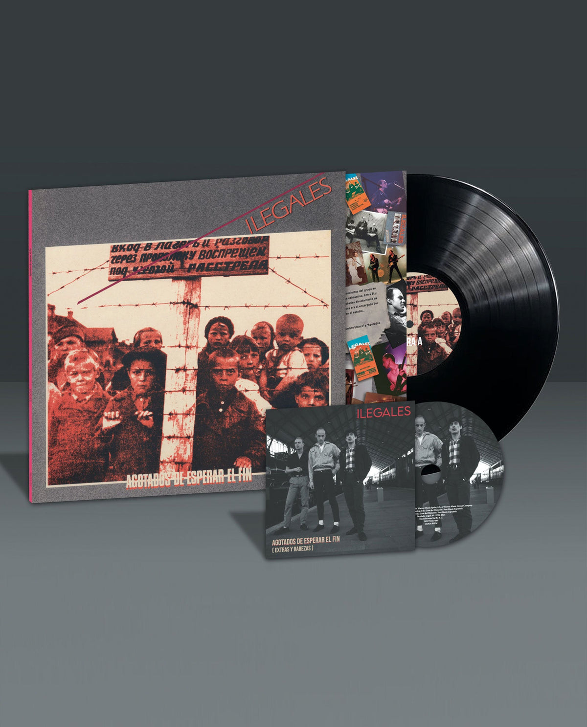 Ilegales - LP Vinilo + CD "Agotados de esperar el fin (Edición Deluxe)" - D2fy · Rocktud - Rocktud