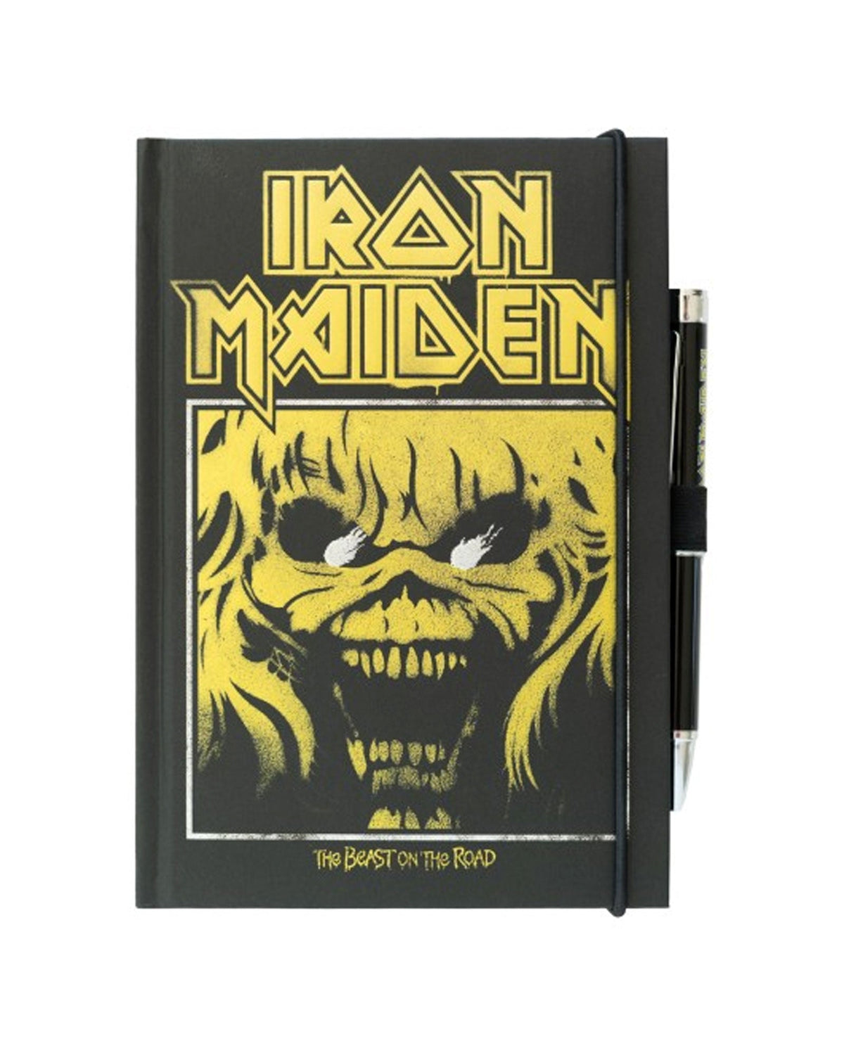 Iron Maiden - Cuaderno A5 premiun con bolígrafo proyector "Iron Maiden" - D2fy · Rocktud - Rocktud