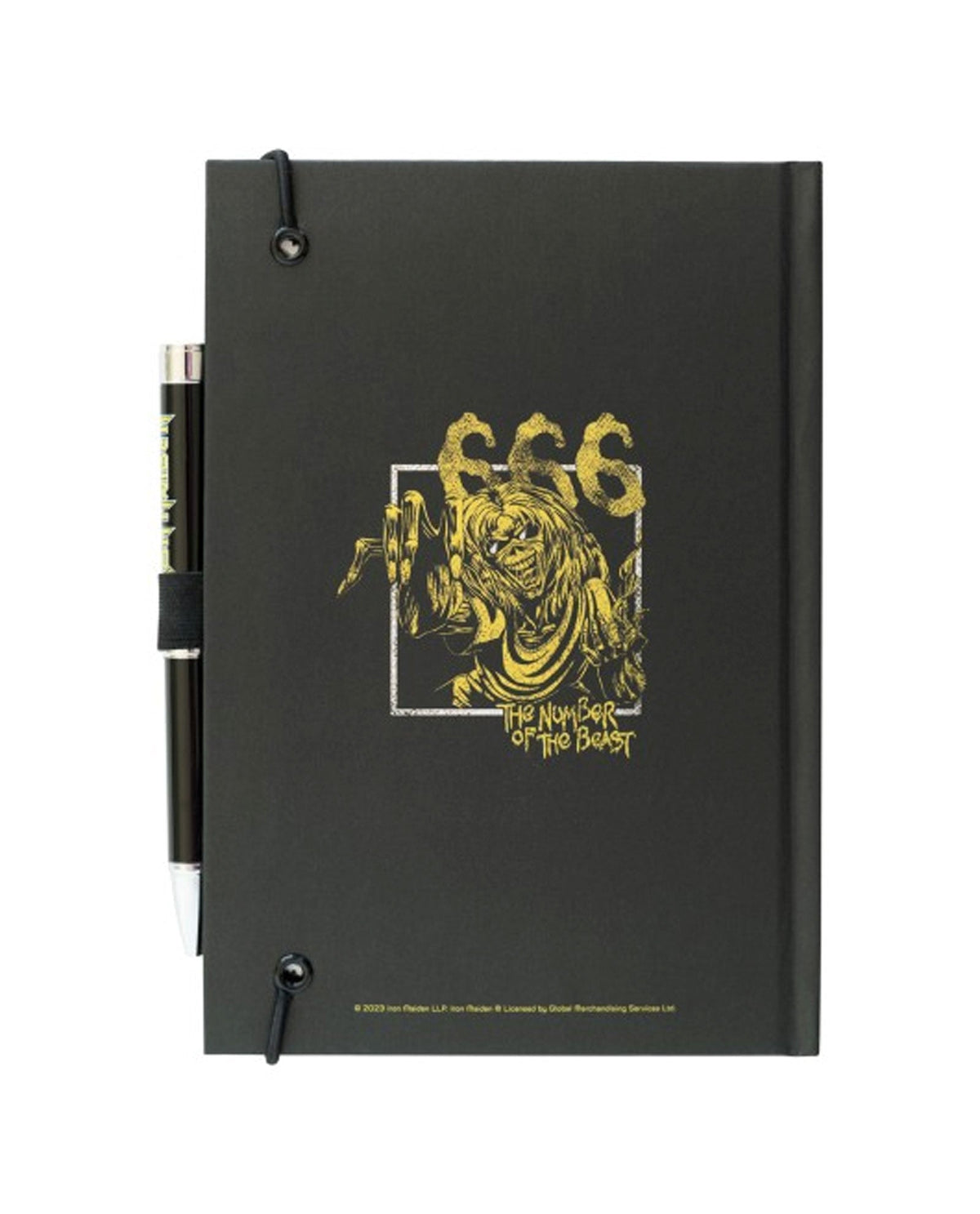 Iron Maiden - Cuaderno A5 premiun con bolígrafo proyector "Iron Maiden" - D2fy · Rocktud - Rocktud