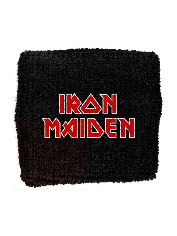 Iron Maiden - Muñequera de tela "Logo blanco y rojo" - D2fy · Rocktud - Rocktud