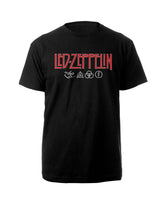 Led Zeppelin - Camiseta "Logo & Symbols" Unisex - D2fy · Rocktud - Rocktud