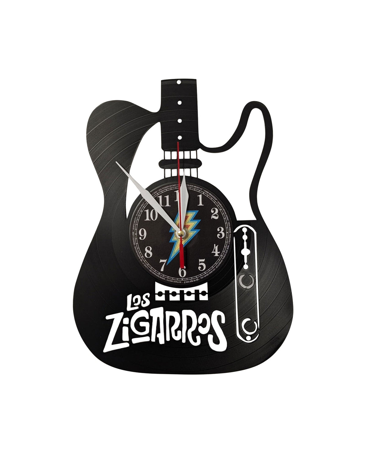 Los Zigarros - Reloj de pared Vinilo "Guitarra" - D2fy · Rocktud - Los Zigarros