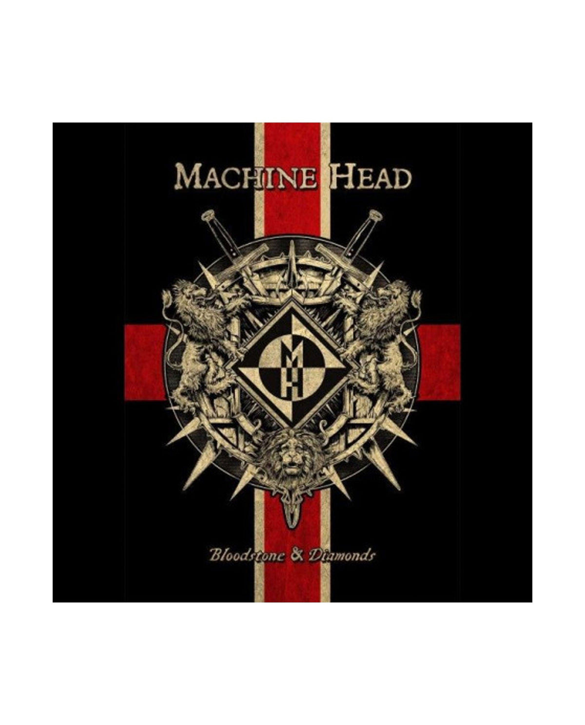 Machine Head - 2LP Vinilo Transparente Color Splatter "Bloodstone & Diamonds" - D2fy · Rocktud - Rocktud