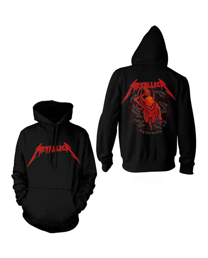 Metallica - Sudadera "Skull Screaming Red Logo" Unisex - D2fy · Rocktud - Rocktud