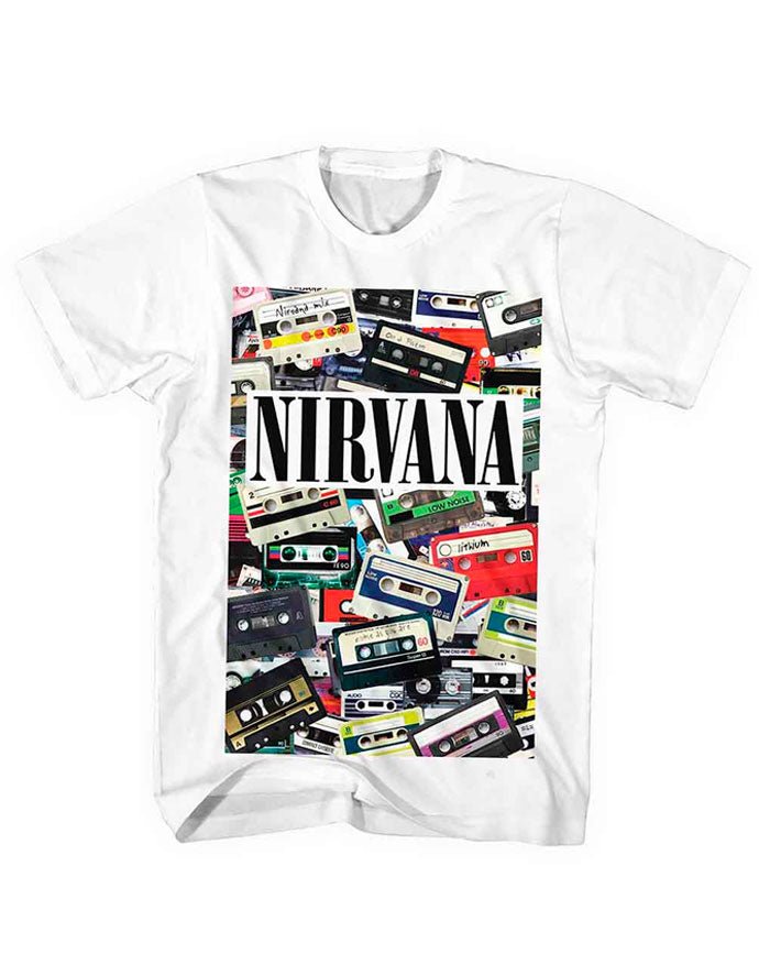 Nirvana - Camiseta "Cassettes" Unisex - D2fy · Rocktud - Rocktud