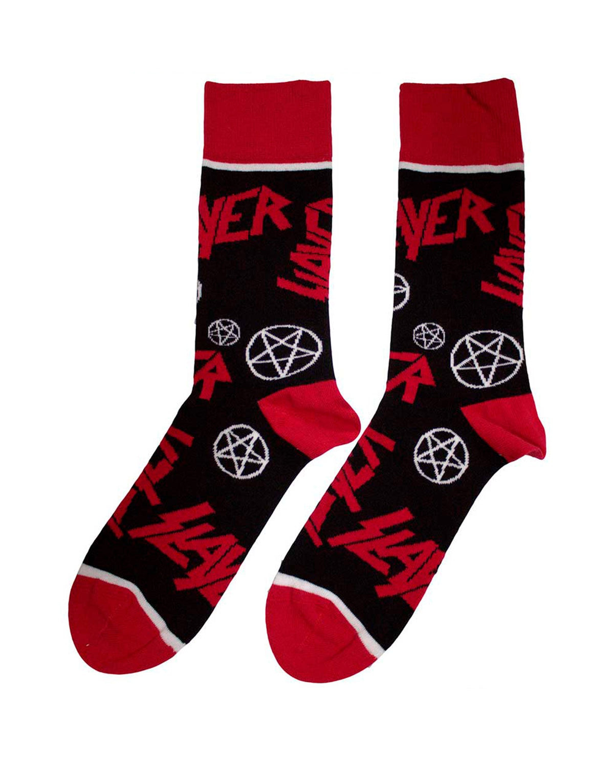 Slayer - Calcetines "Logos and Pentagrams" - D2fy · Rocktud - Rocktud