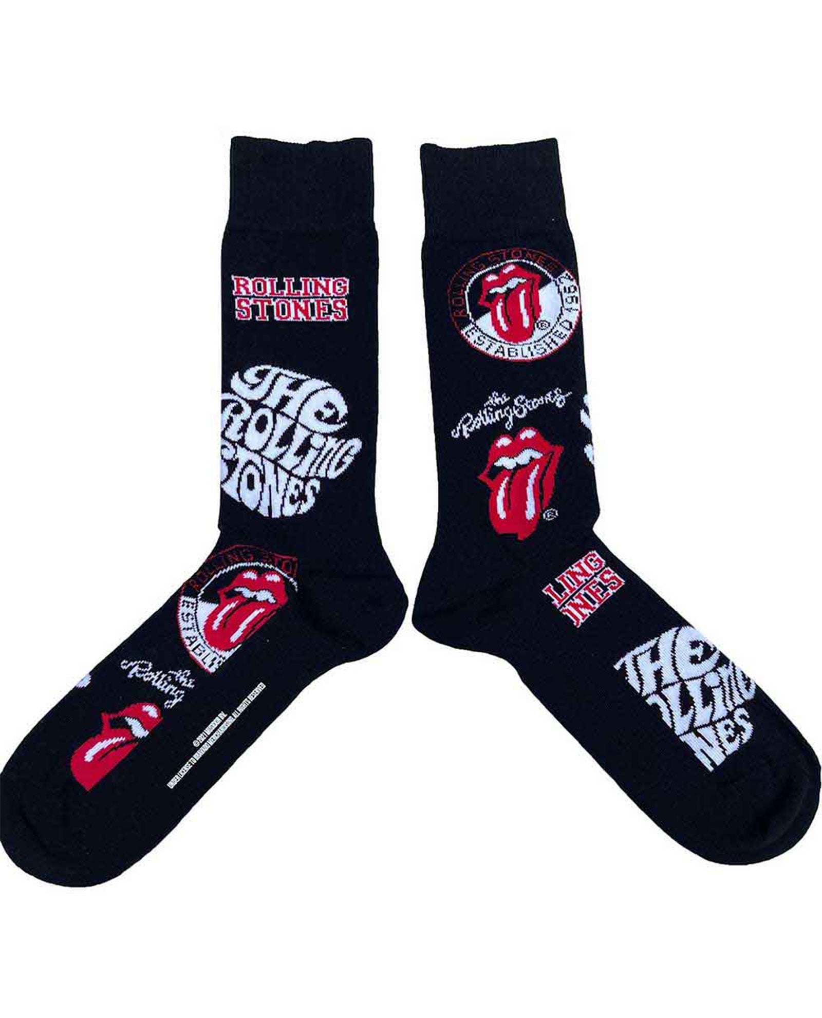 The Rolling Stones - Calcetines "Logos" - D2fy · Rocktud - Rocktud