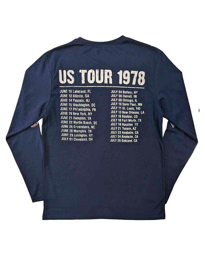 The Rolling Stones - Camiseta Manga Larga "US Tour '78" Unisex - D2fy · Rocktud - Rocktud