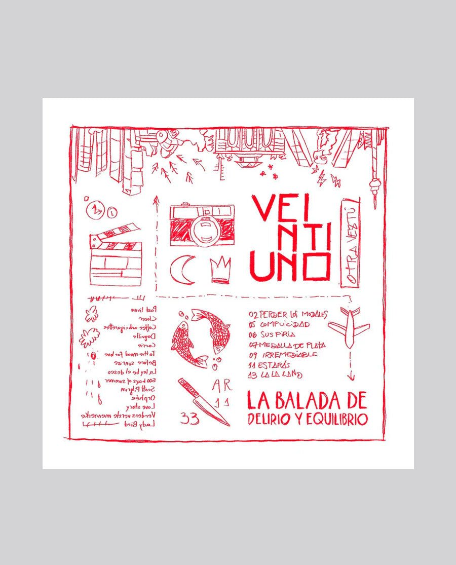 Veintiuno - CD "La balada de Delirio y Equilibrio" - D2fy · Rocktud - Veintiuno