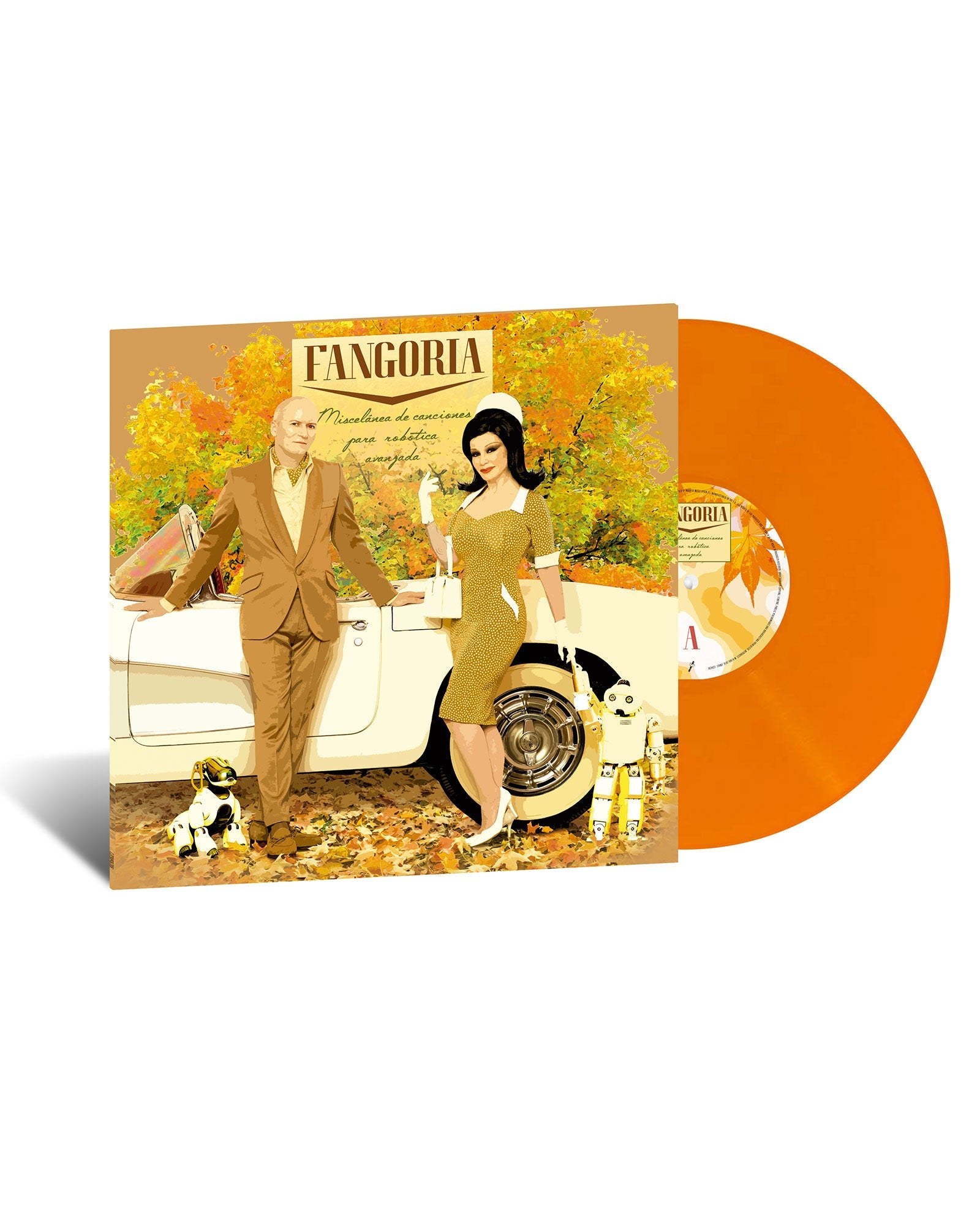 Fangoria - LP Maxi Vinilo Naranja "De Miscelánea de canciones para robótica avanzada" - D2fy · Rocktud - Rocktud