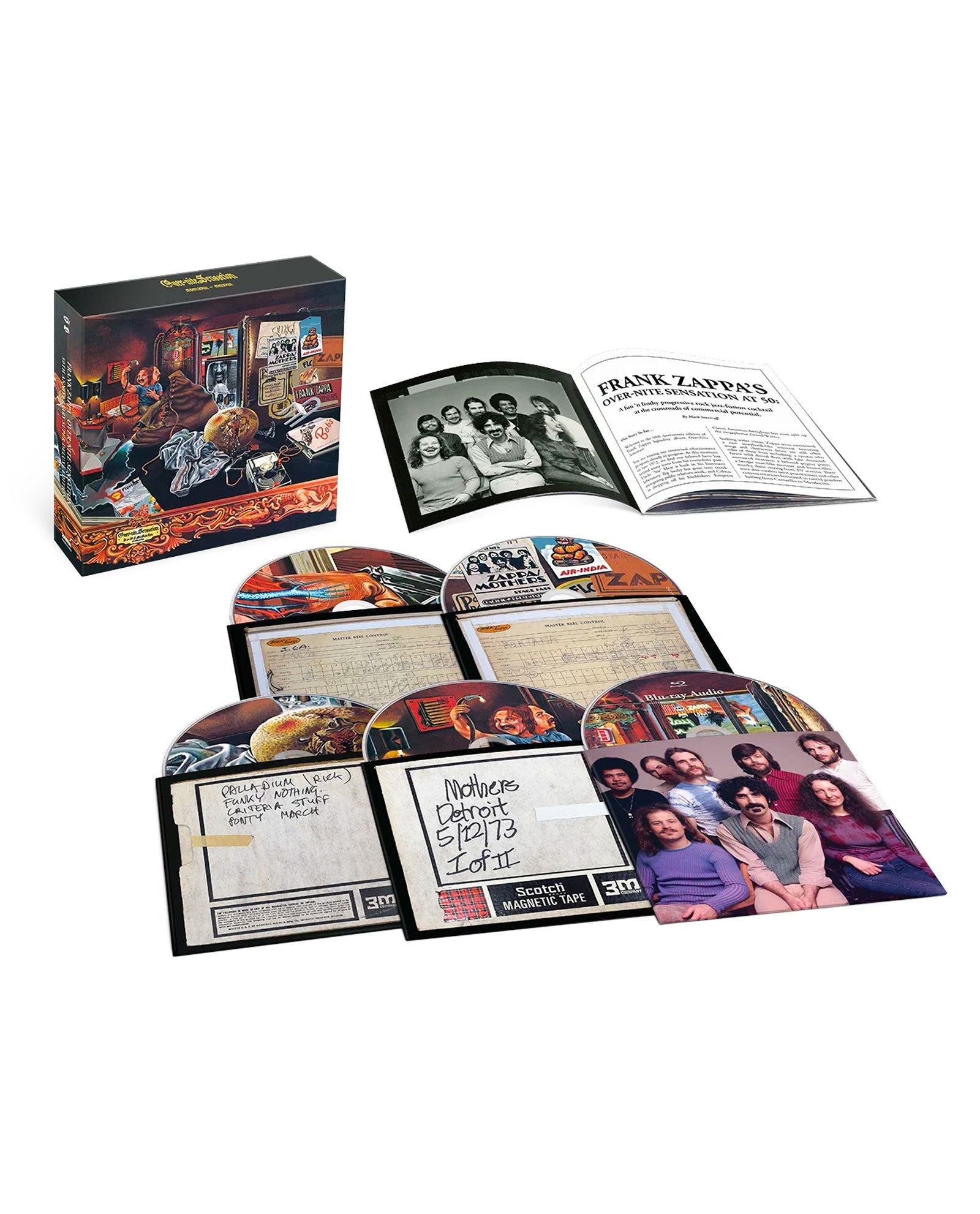 Frank Zappa - Box Set Super Deluxe Edition (4CD + Blu-ray Audio) "Over-Nite Sensation (50th Anniversary)" - D2fy · Rocktud - D2fy