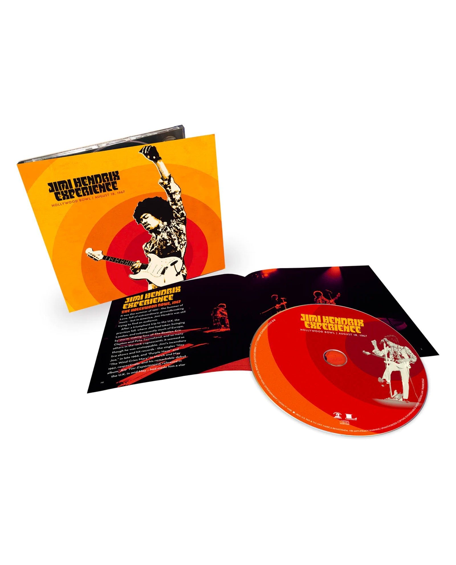 Jimi Hendrix Experience - CD "Live at the Hollywood Bowl, August 18, 1967" - D2fy · Rocktud - Rocktud