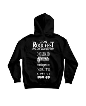 Lion Rock Fest - Sudadera Oficial Lion Rock Fest 2023 Negra - D2fy · Rocktud - Rocktud