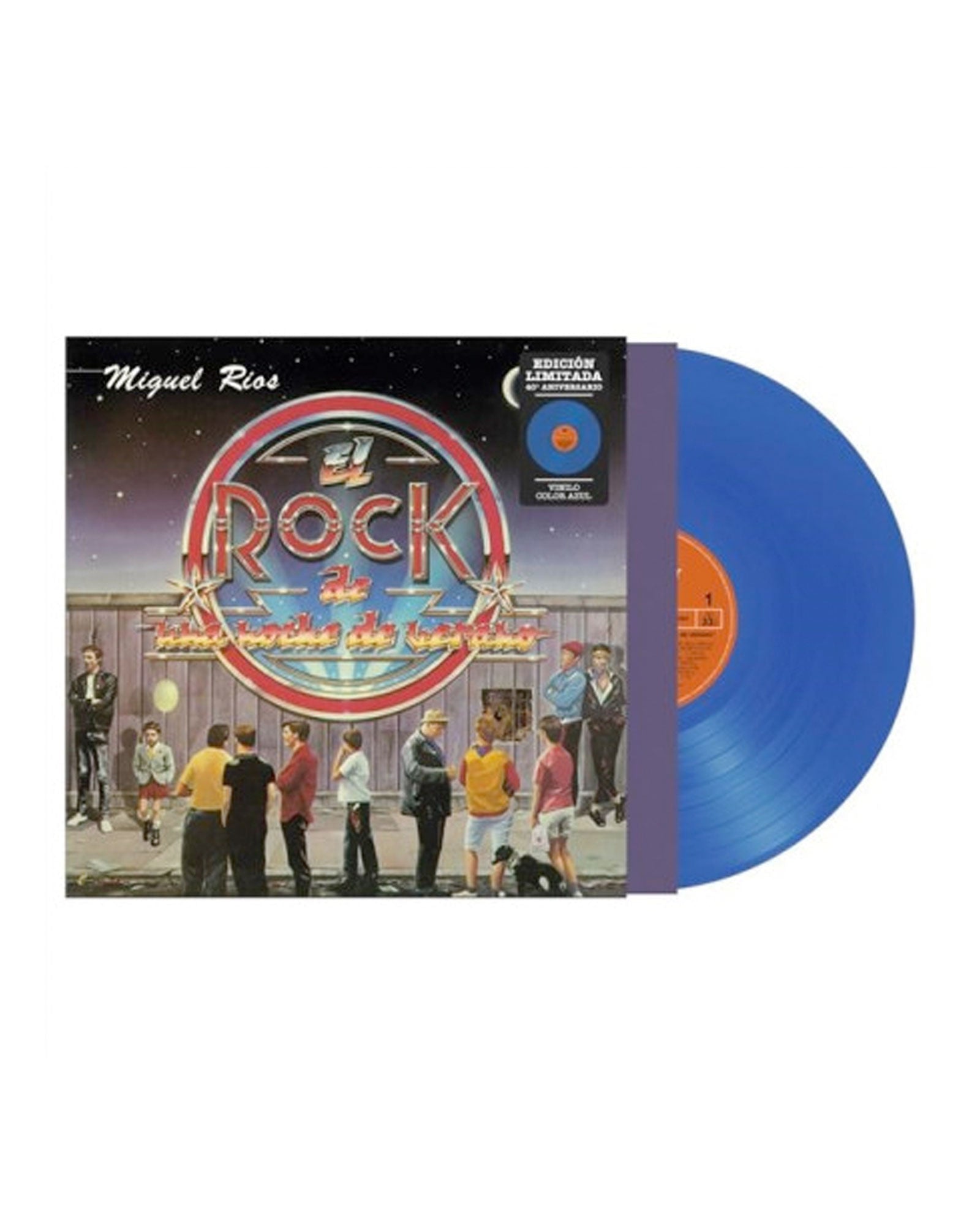 Miguel Ríos - LP Vinilo Azul"El Rock De Una Noche De Verano 40º" - D2fy · Rocktud - Rocktud