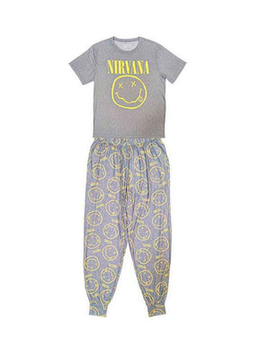 Nirvana - Pijama "Yellow Smile" Unisex - D2fy · Rocktud - Rocktud