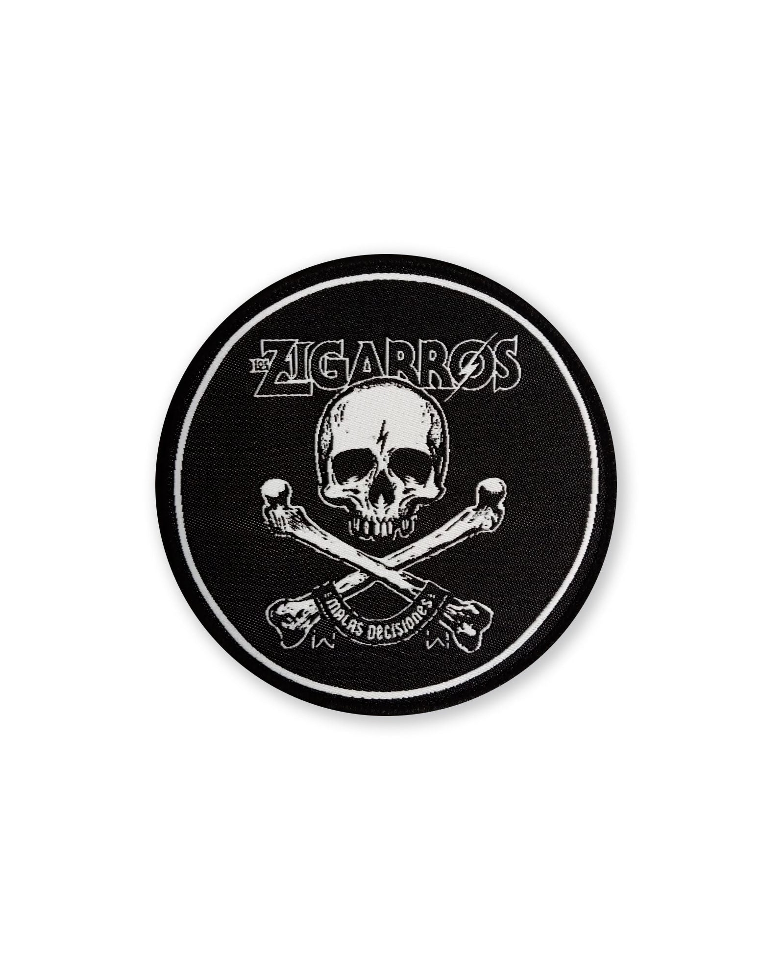 Parche "Calavera" Los Zigarros 90mm - Rocktud - Los Zigarros