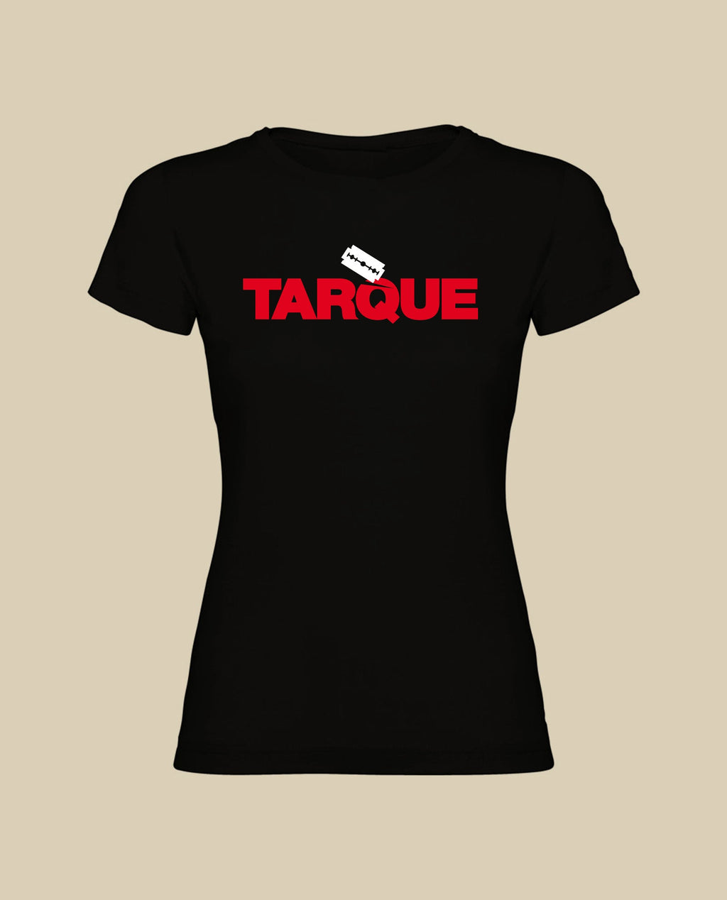 Tarque - Camiseta Logo Negra Mujer